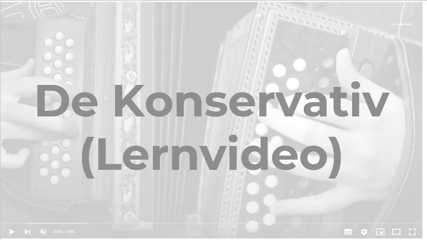 „Produktbild des Lernvideos 'De Konservativ', mit einem B-Örgeli im Hintergrund.“