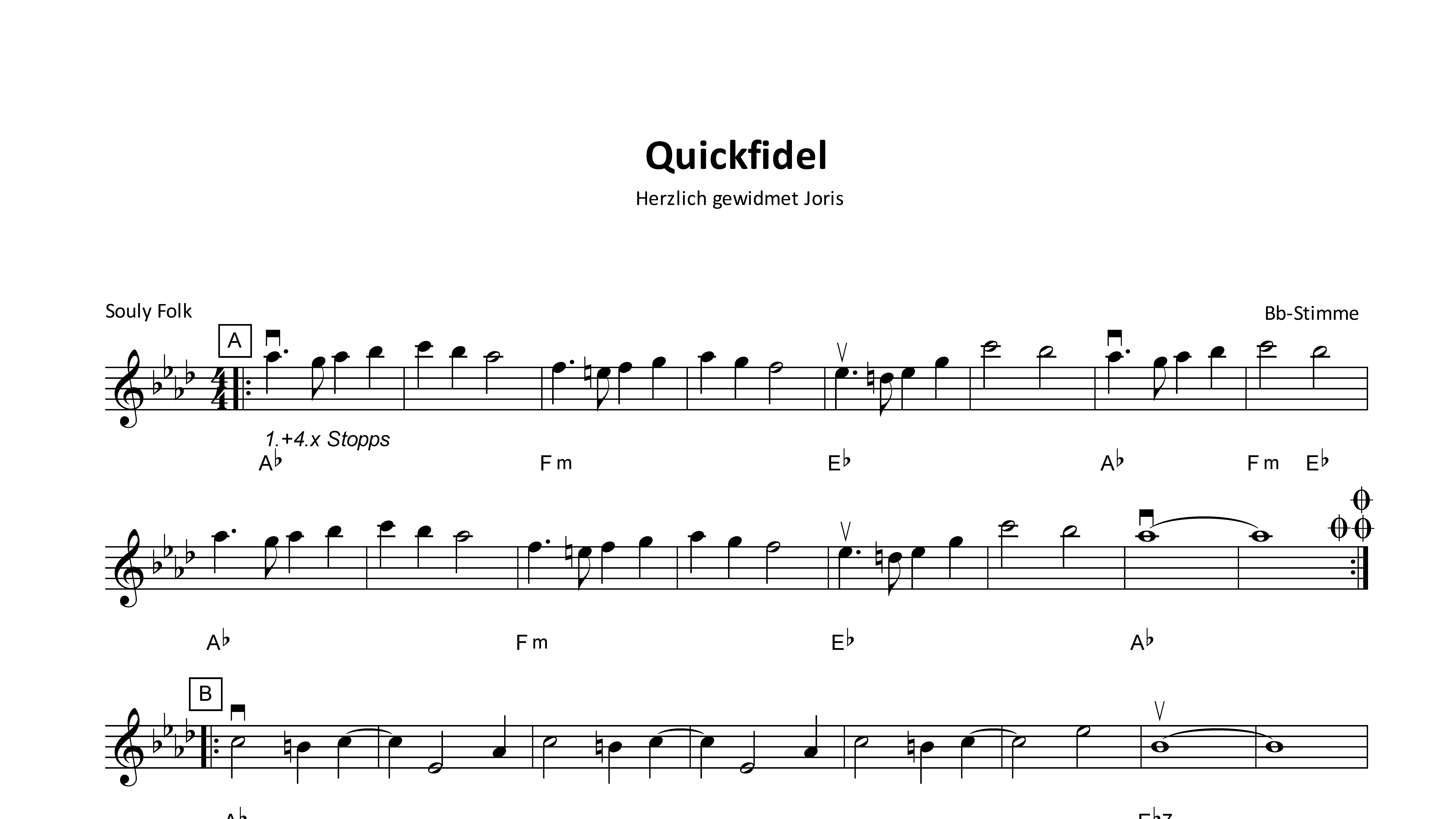 Quickfidel (Noten Violinschlüssel)